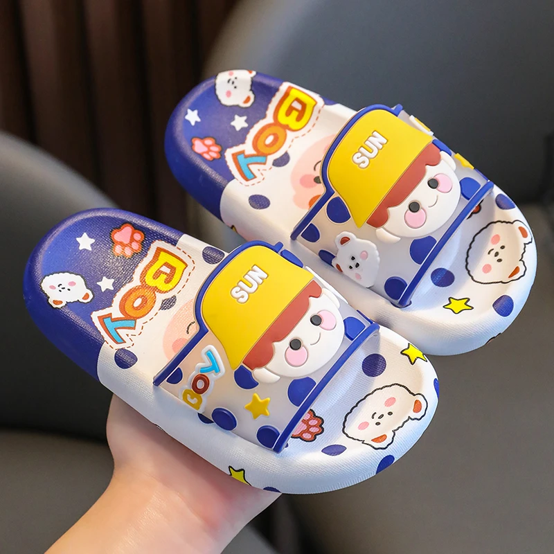 拖鞋儿童夏季男童室内防滑软底可爱宝宝小女孩中大童踩屎感凉拖鞋