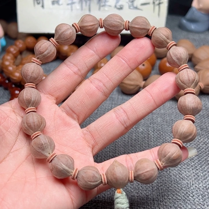山***司橄榄核手串1.3蜜桃