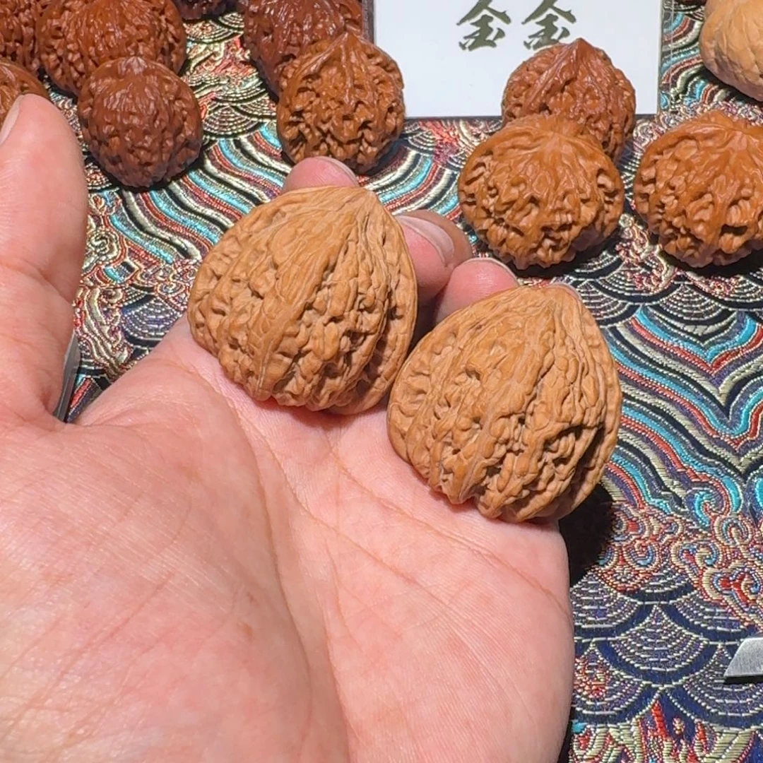 把件核桃792密纹，尺寸38