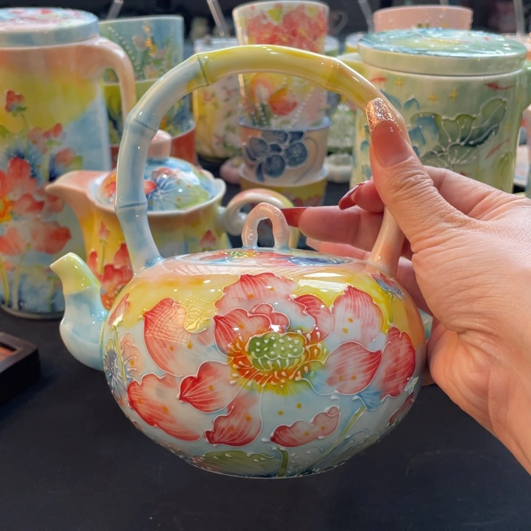 杯景德镇釉下五彩手绘