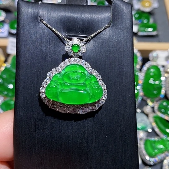 翡翠未镶嵌颈饰吊坠7