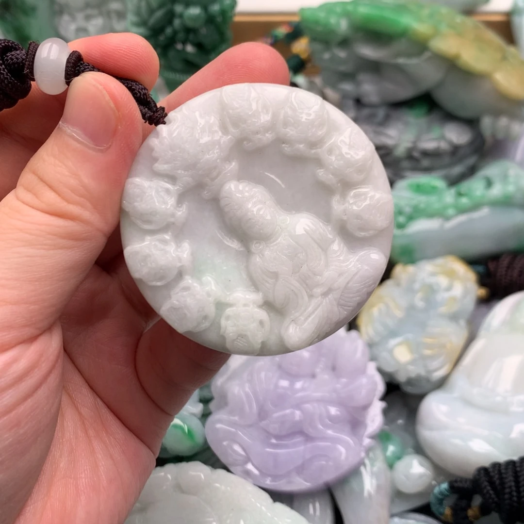 吊坠(不含链)未镶嵌翡翠