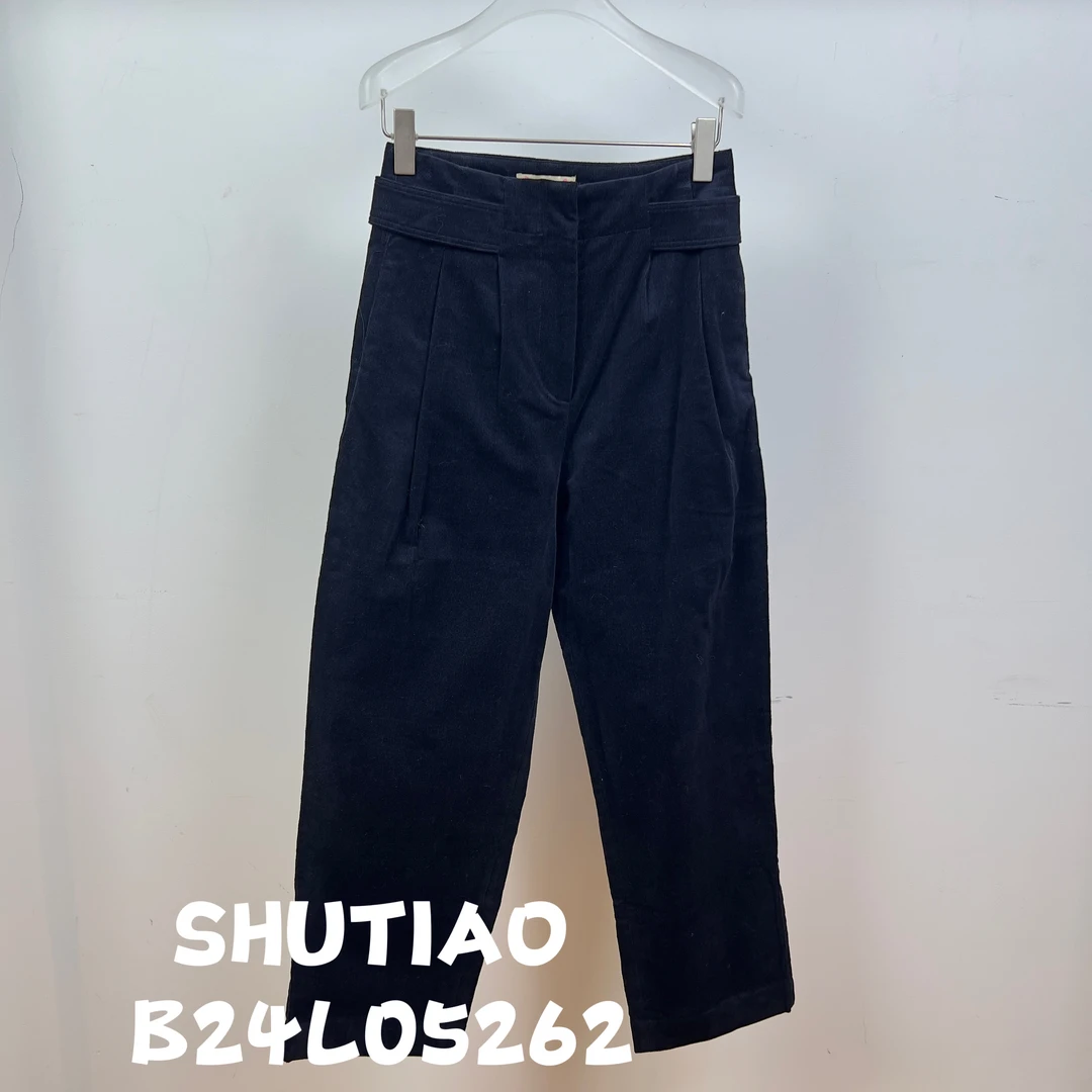 【SHUTIAO】2024秋冬：新款小众设计款裤子B24L05262