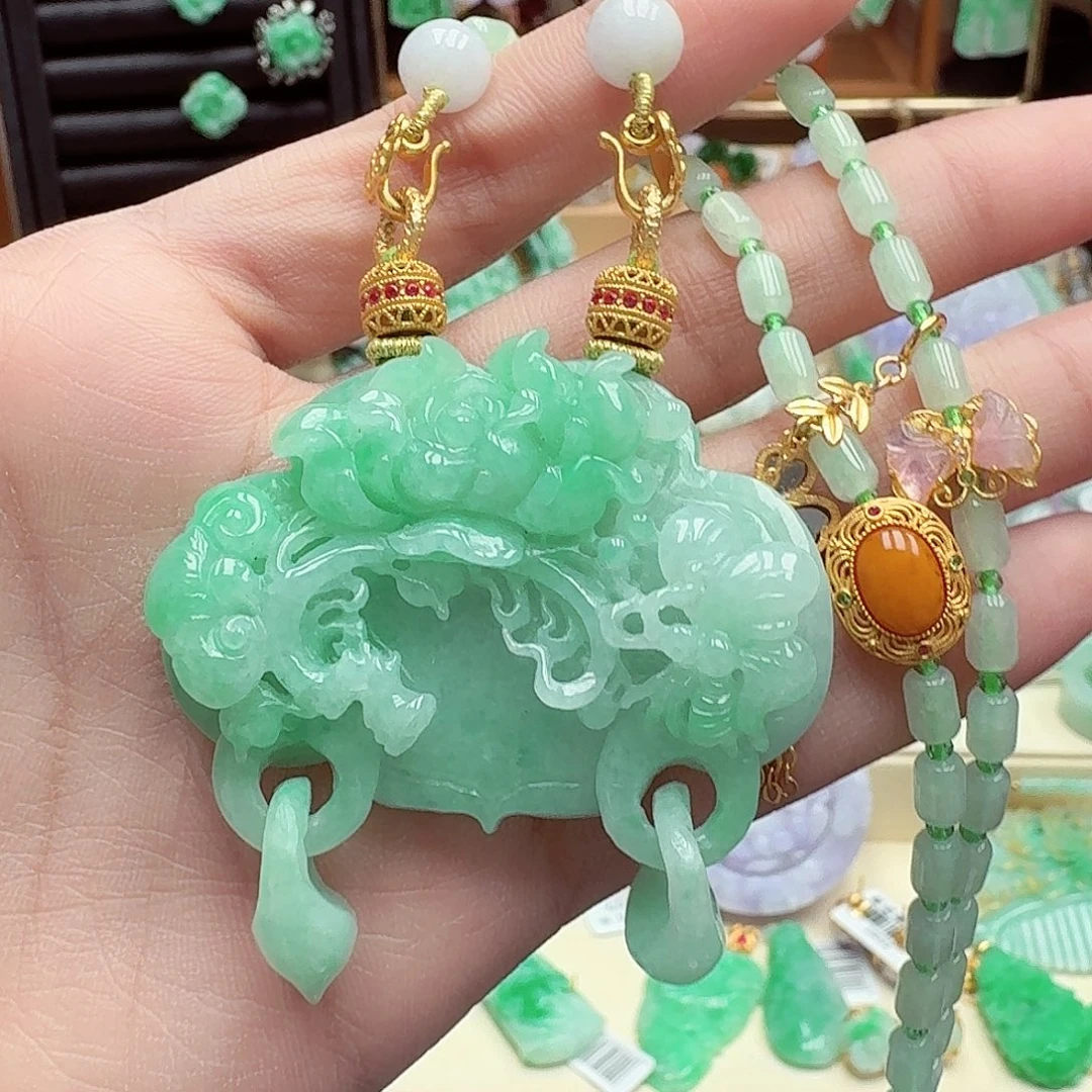 颈饰未镶嵌翡翠翡翠吊坠