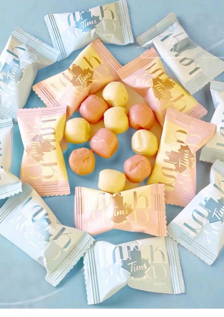 海盐味奶糖高端上市结婚喜糖独立包装混合口味批发糖果散装零食