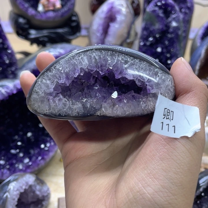 未镶嵌珠宝半成品紫晶许*