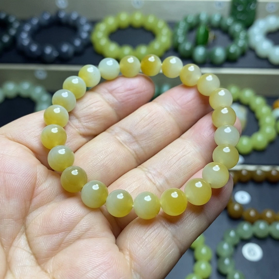 和田玉未镶嵌手串