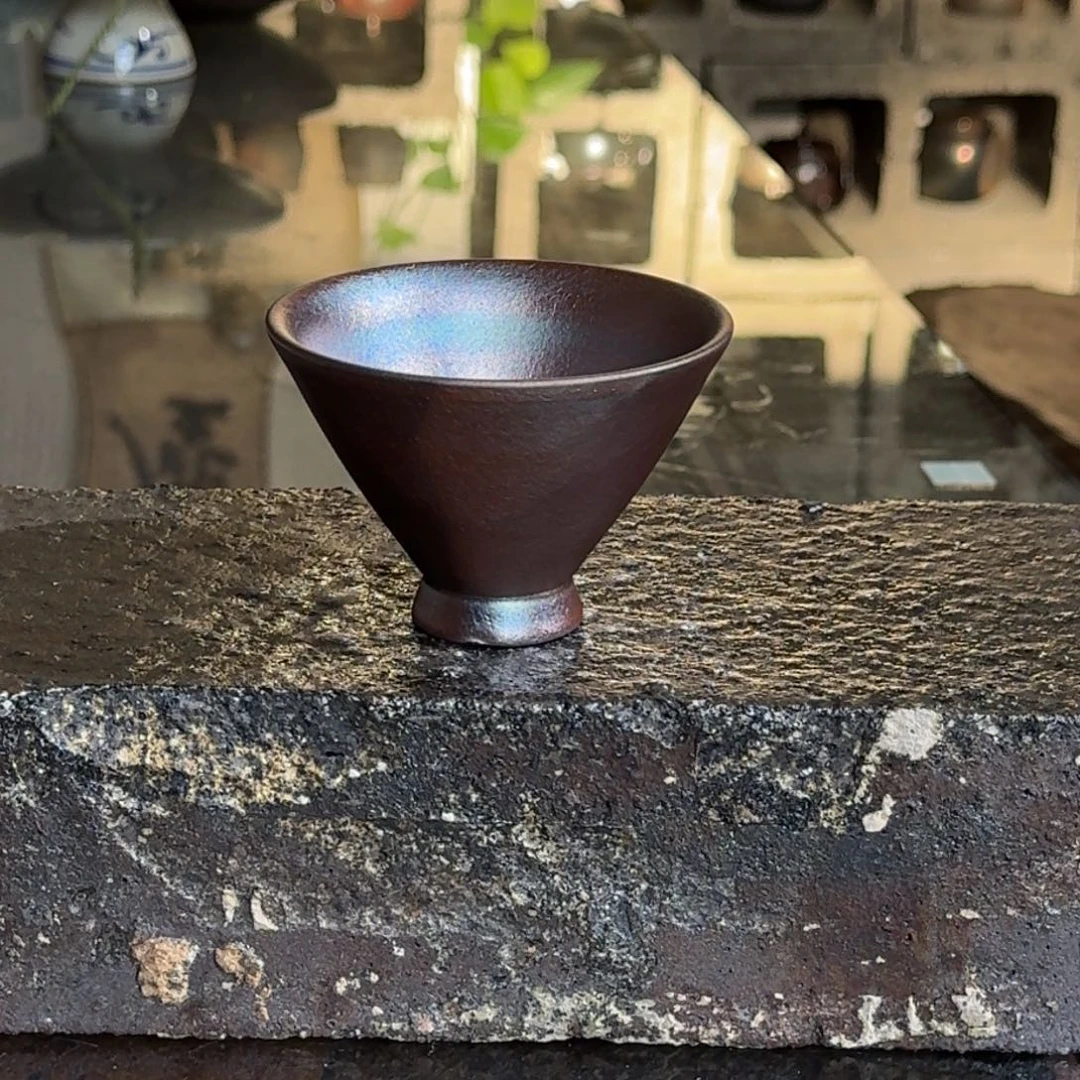 建水紫陶紫泥柴烧茶具