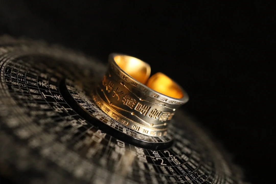 925银戒指 【本命年】太岁戒指平安顺遂金灵手作原创个性情侣复古