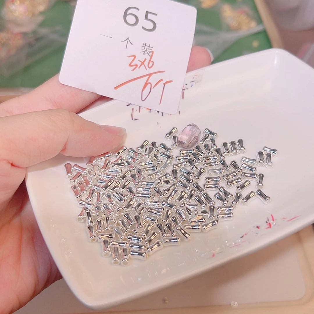 水晶珠宝半成品银S925镶嵌65