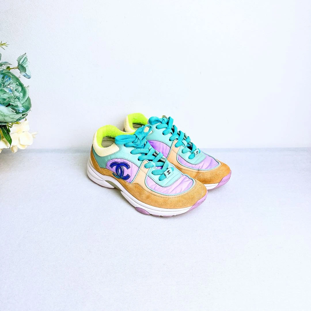 95新 Chanel/香奈儿 老爹鞋/35.5码/Xspn5651