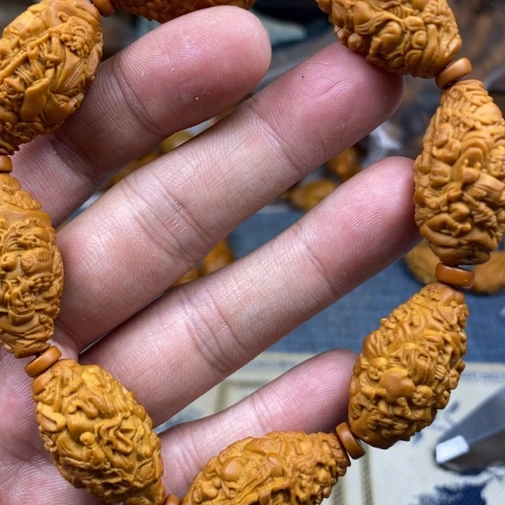 橄榄核手串/手链橄榄核雕工艺手串