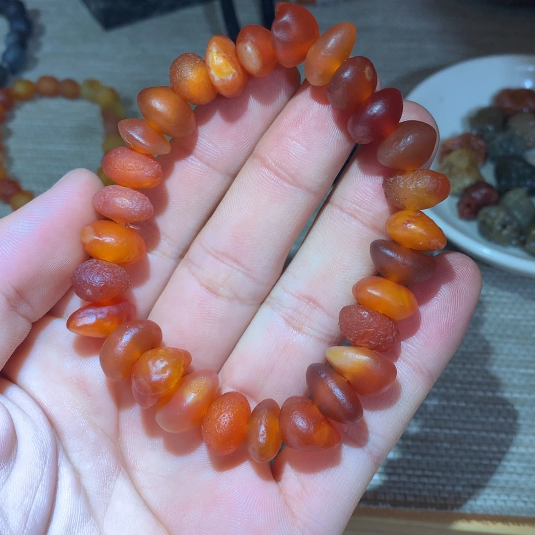 玛瑙/玉髓未镶嵌手链