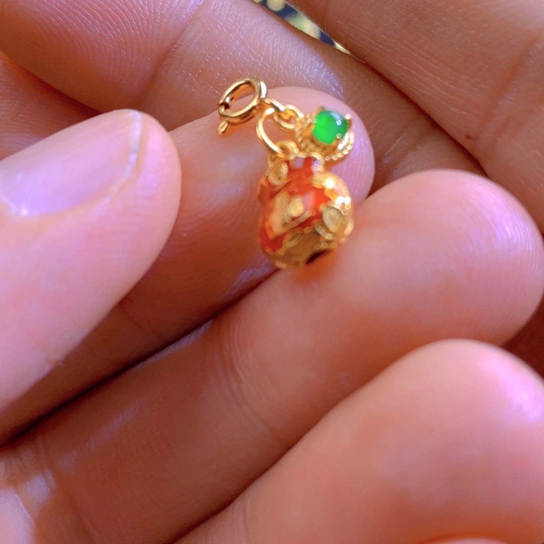 翡翠银S925镶嵌颈饰天然翡翠