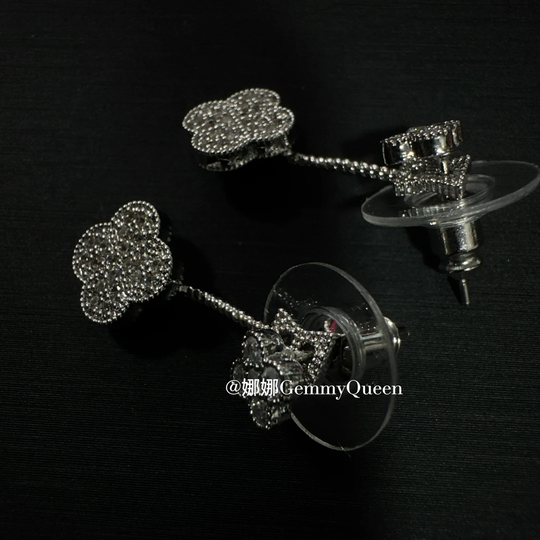 铜合金合成锆石耳饰 娜娜GemmyQueen耳环GQ05295