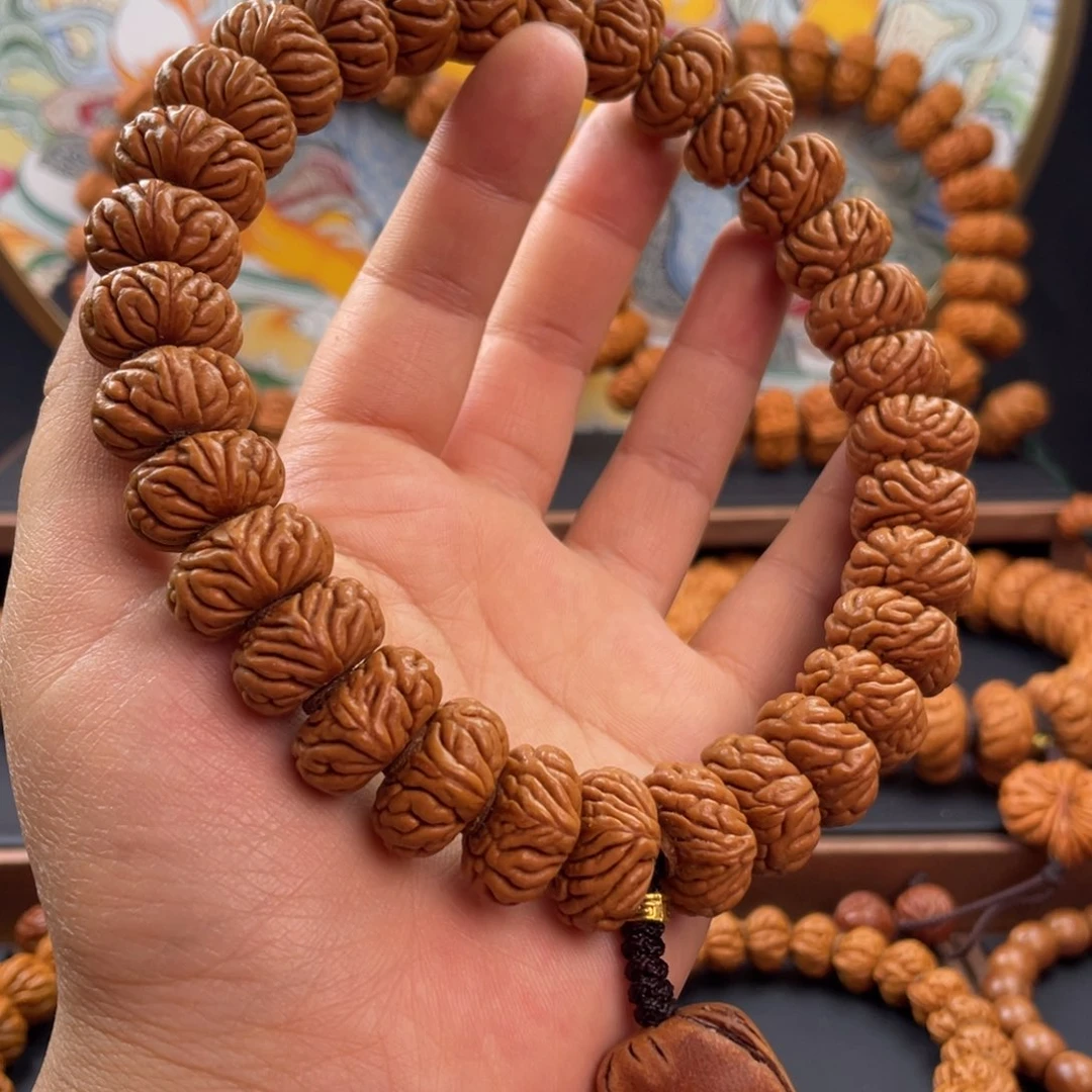 桃核手串H****o龙纹桃核祥云