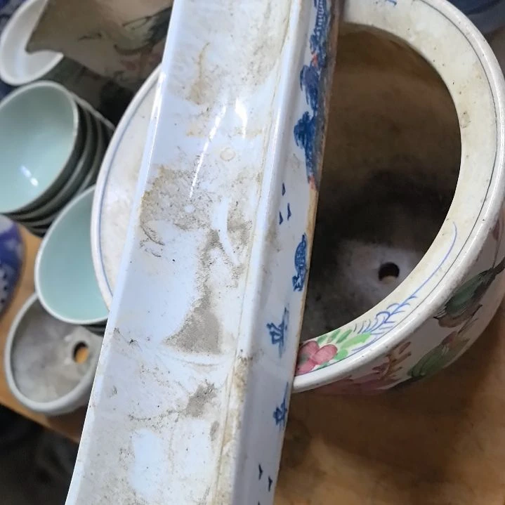 承***猫青花瓷器摆件一个包邮