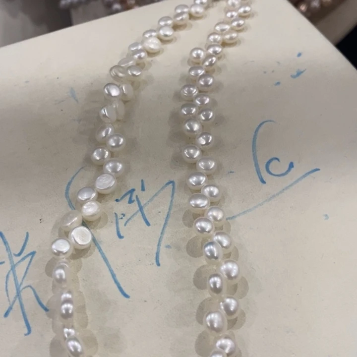 颈饰银S925镶嵌淡水珍珠