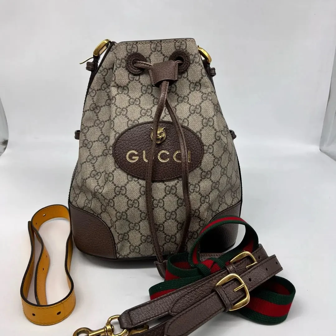 95新 GUCCI/古驰 古驰虎头水桶包 20320