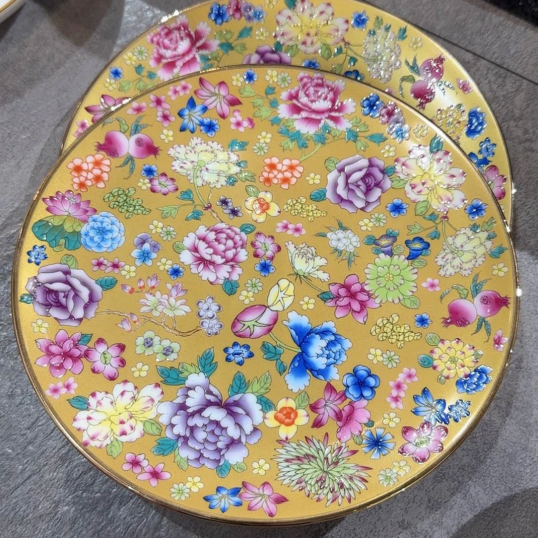骨瓷骨瓷珐琅彩工艺