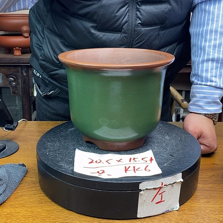 紫砂花盆货号一只KK6