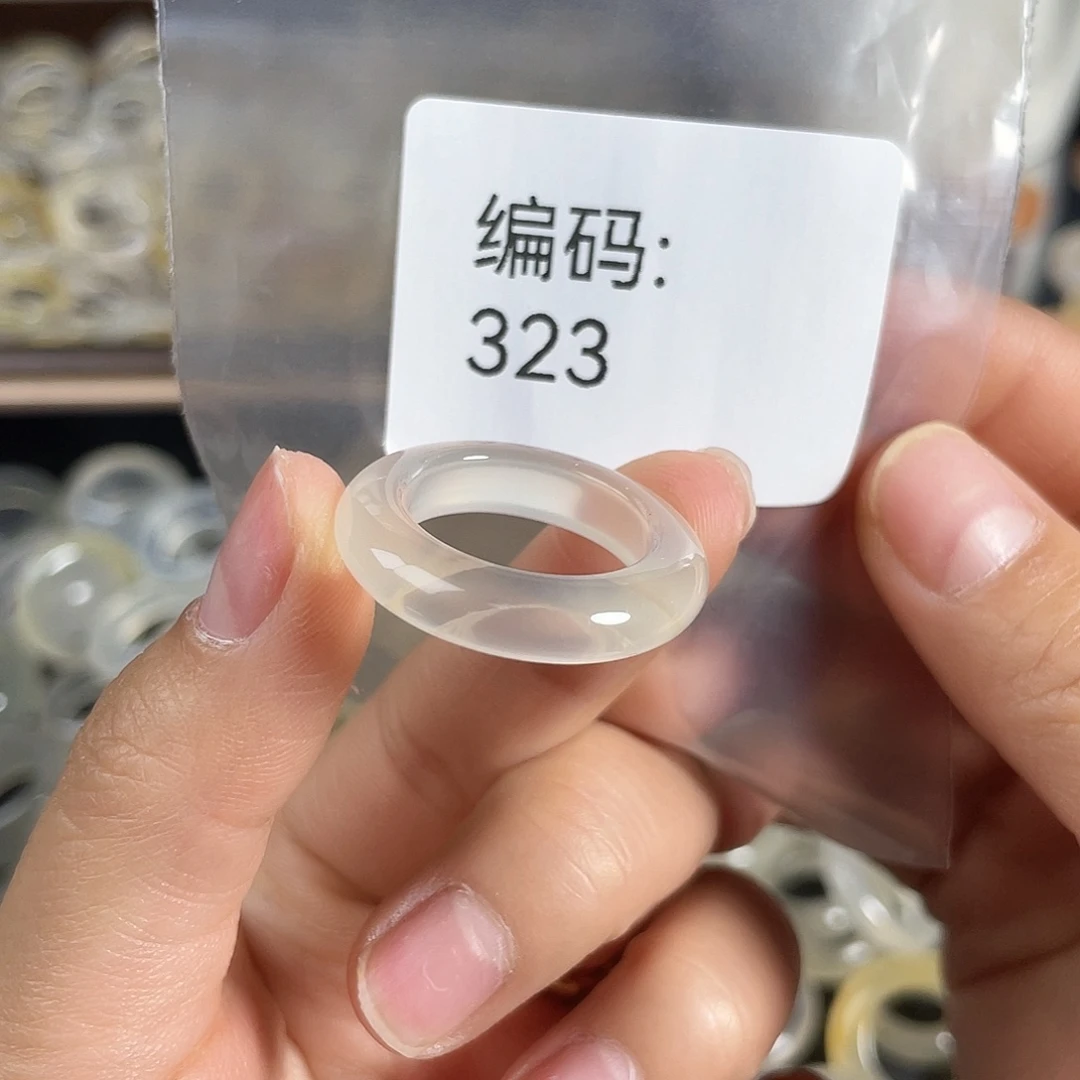 玛瑙/玉髓未镶嵌戒指323港15