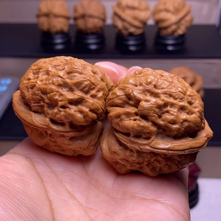 文玩核桃把件霸王蟾疙瘩包31