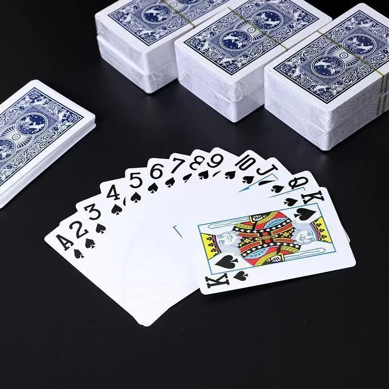 【棋牌室扑克】特价厂家纯木浆纸加厚硬桌游100副整箱批发斗地主5