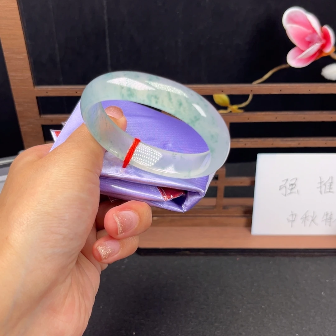翡翠未镶嵌手镯贵妃序号62