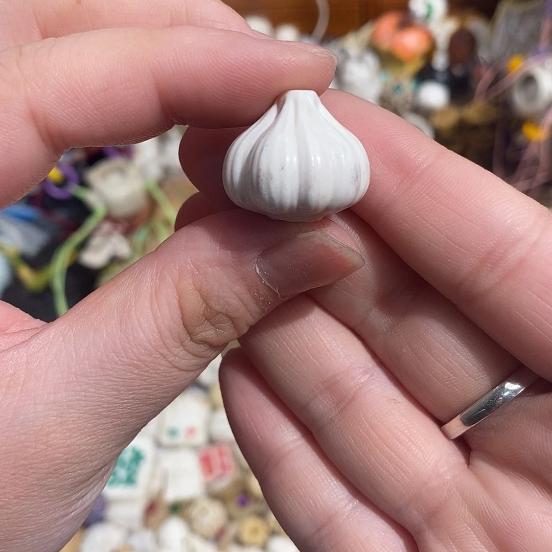 把件鹿骨J**yM31蒜头鹿角