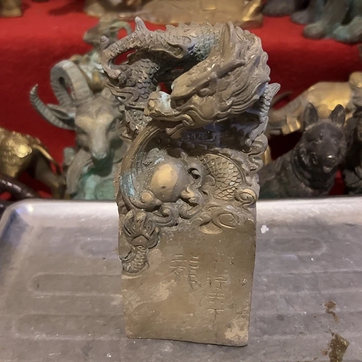 黄铜摆件，文房工艺品摆件
