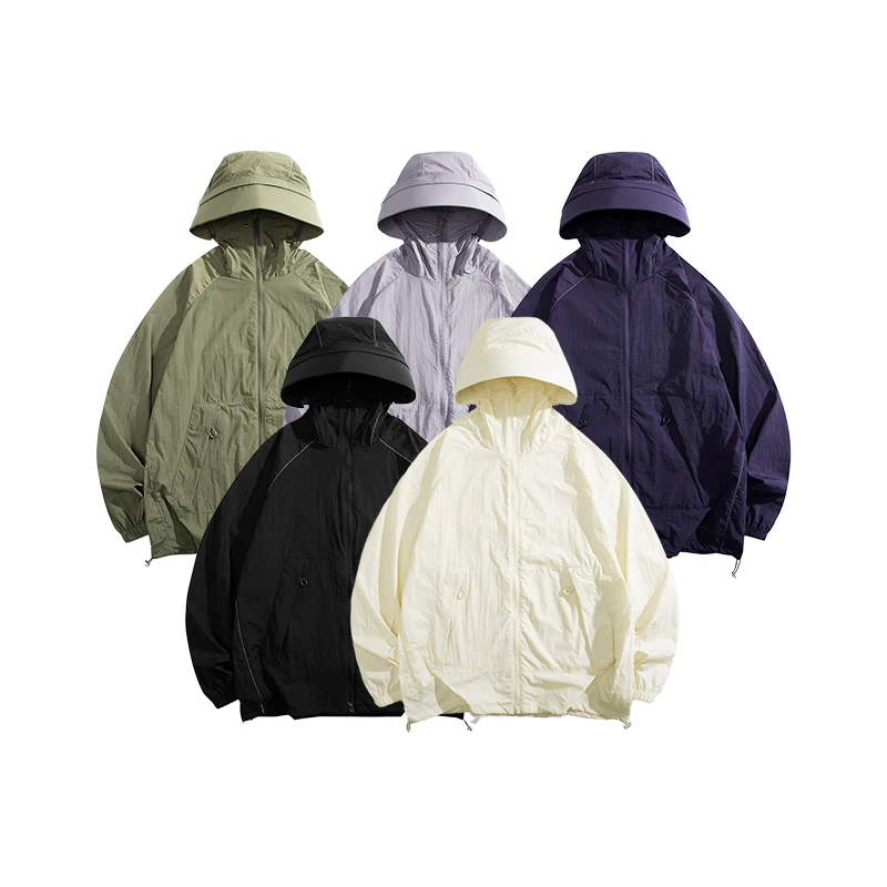 2025新款外套防晒衣防紫外线情侣款高品质锦纶冰丝透气防晒衣9617