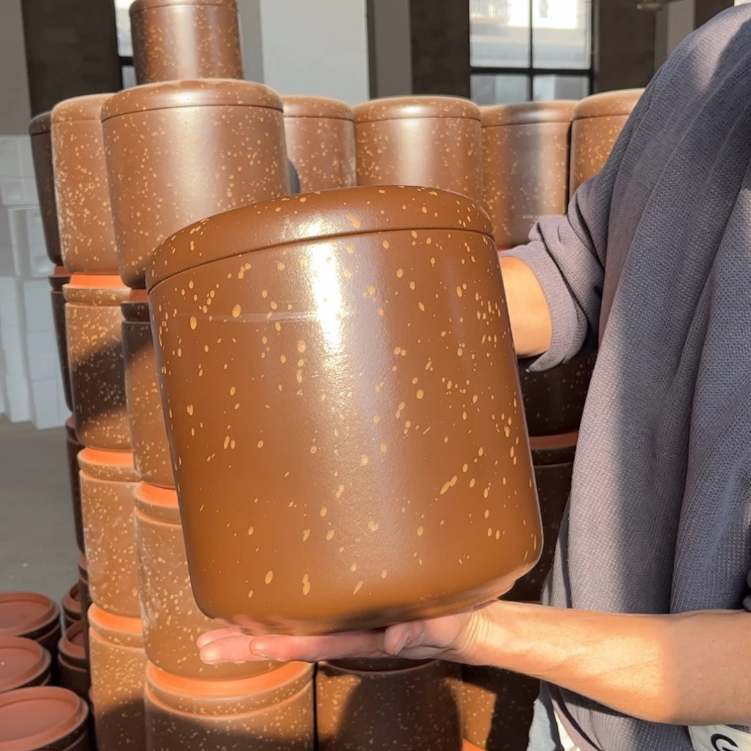 茶叶罐紫砂8 饼茶叶罐