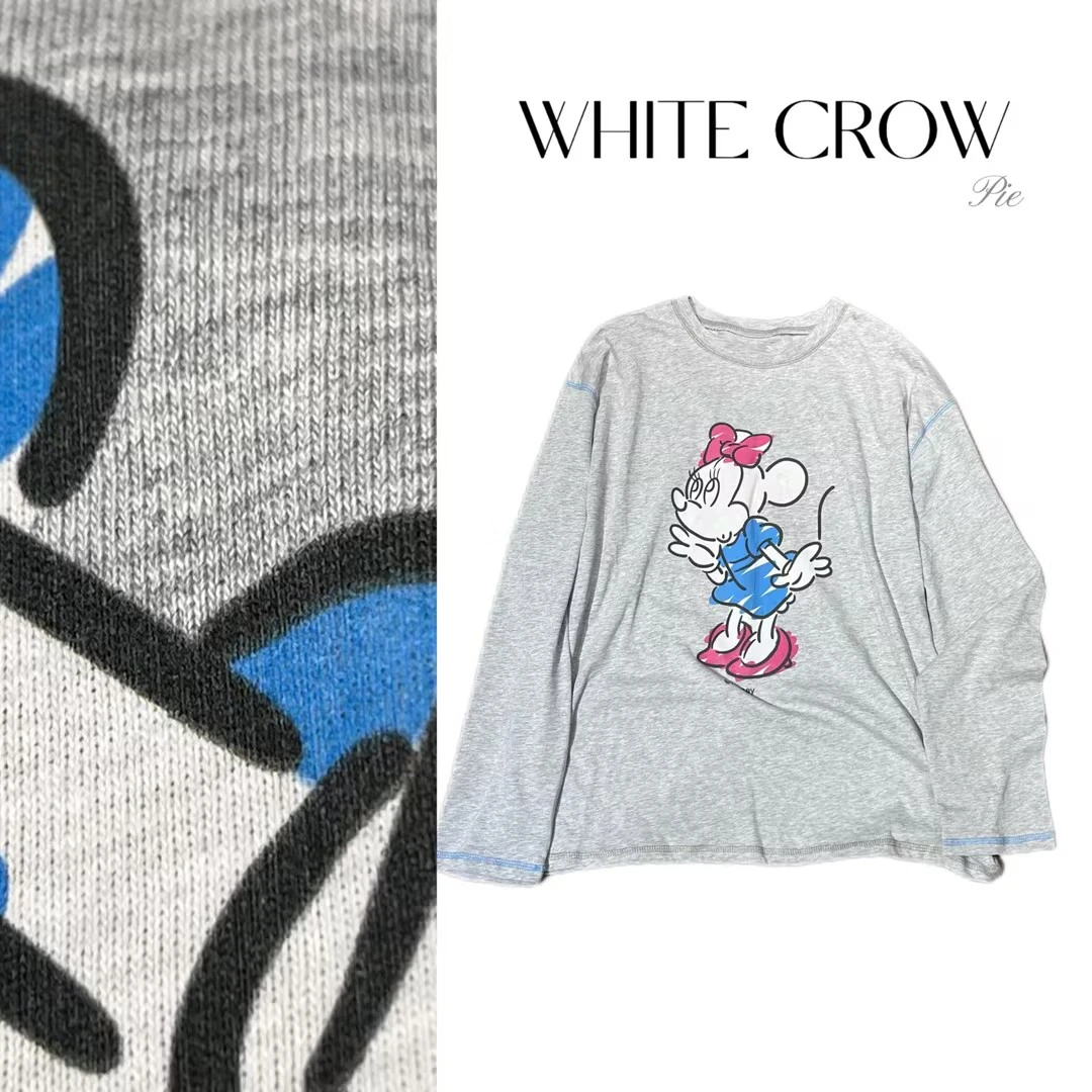 【俏皮卡通】明线长袖T恤54965