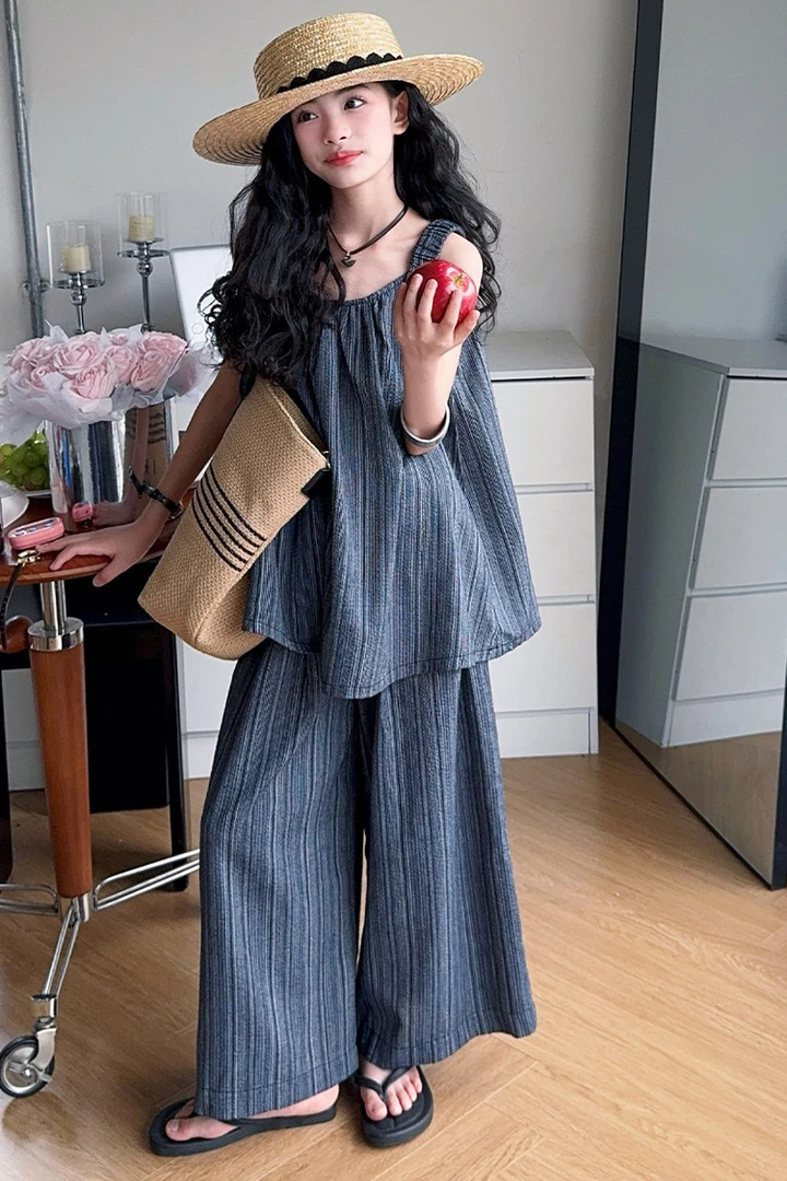 童小乖WBCP&WB2556条纹套装