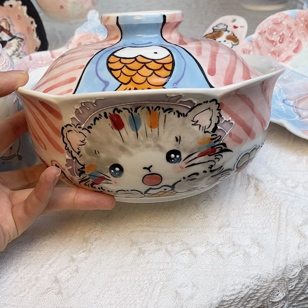 ?*景德镇陶瓷手绘釉下微瑕