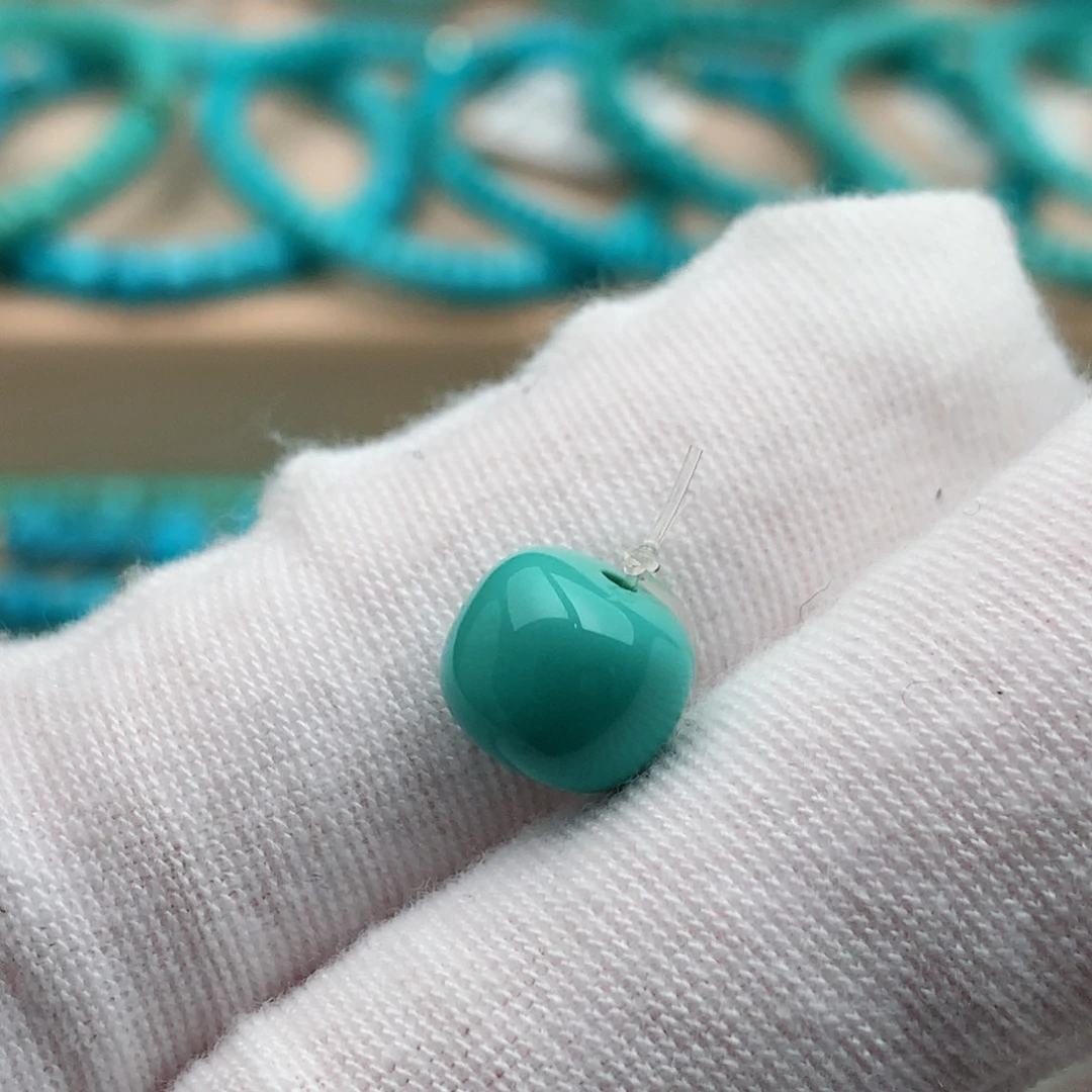 绿松石未镶嵌珠宝奇石9mm