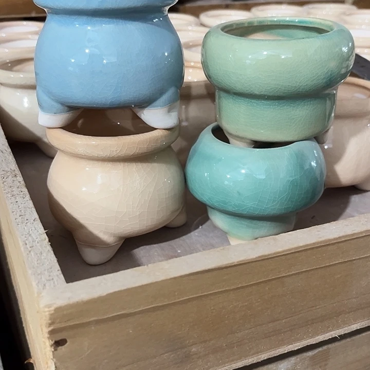 有孔！全场福利价陶瓷花盆10包邮