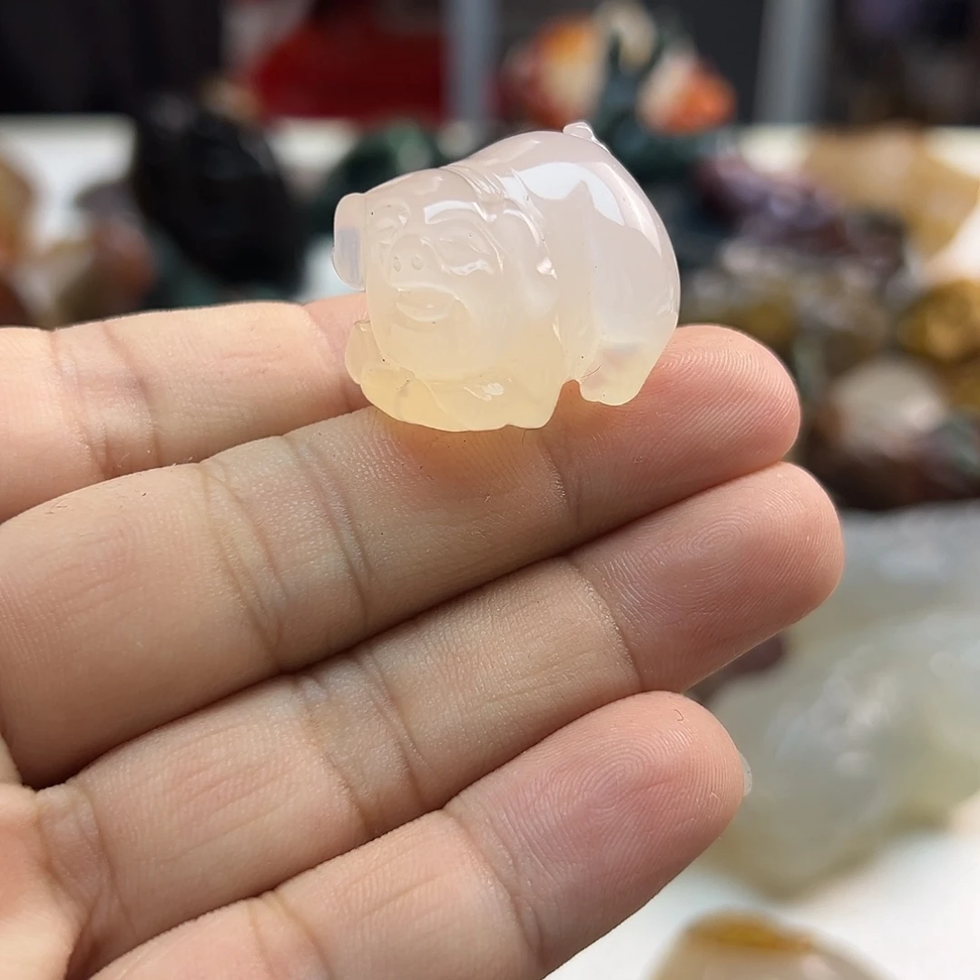 玛瑙/玉髓未镶嵌吊坠(不含链)