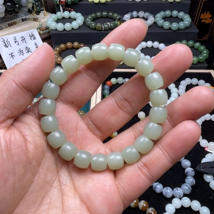 和田玉手串未镶嵌