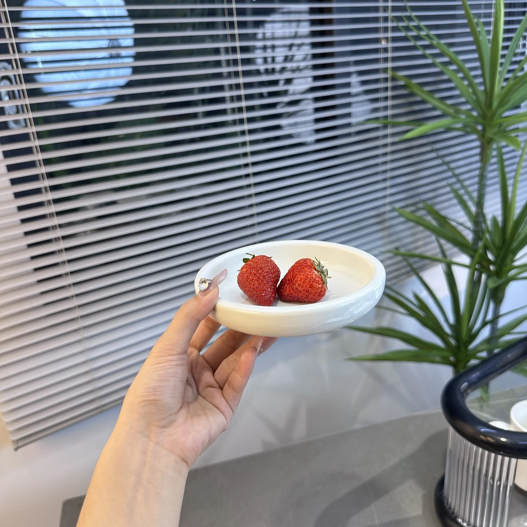 【直播专享】ULai优莱-5.5寸厚边泡菜碟家用简约小吃碟蘸料碟