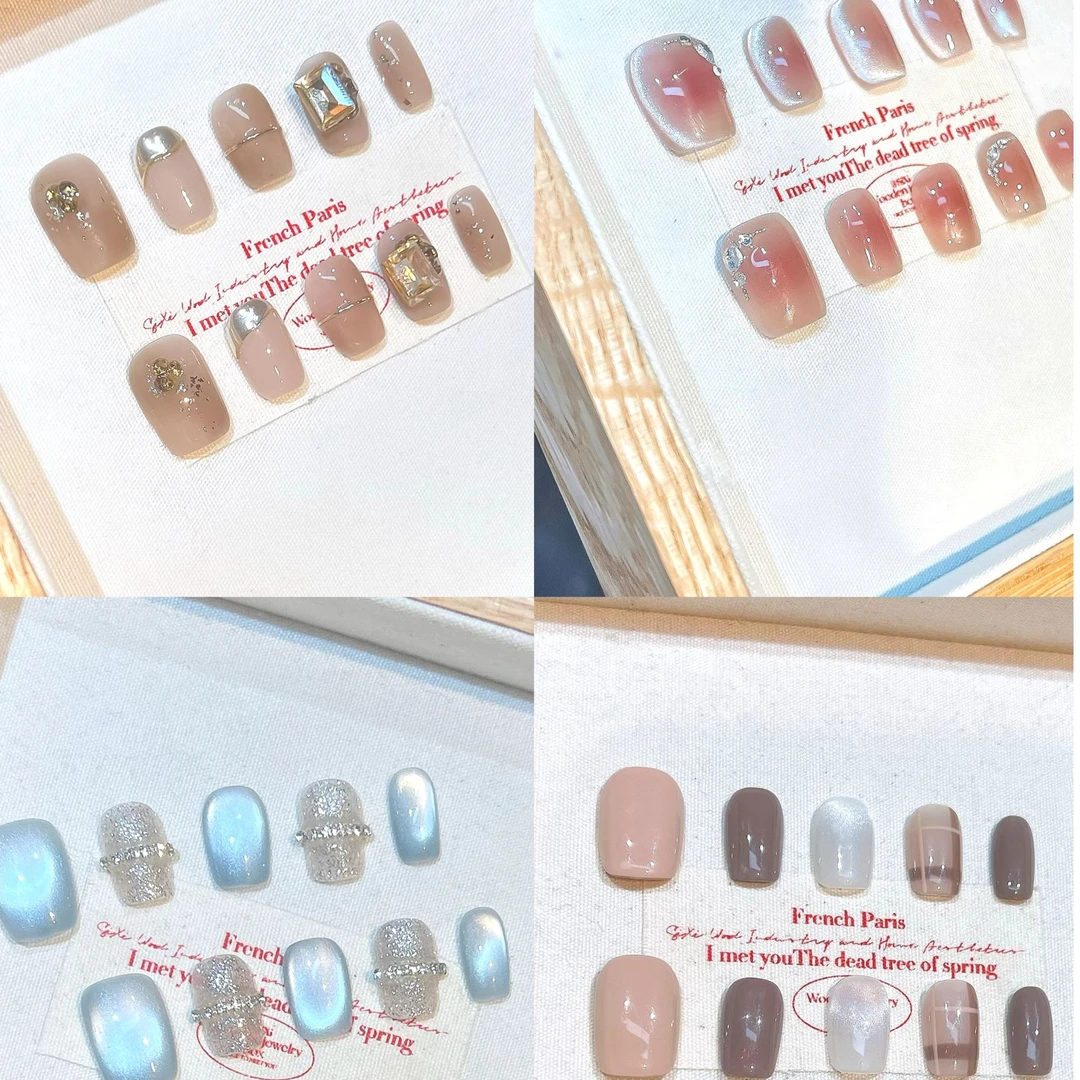 【孤品款式】50-160百搭日常可拆卸短中长款手工穿戴甲NO退换