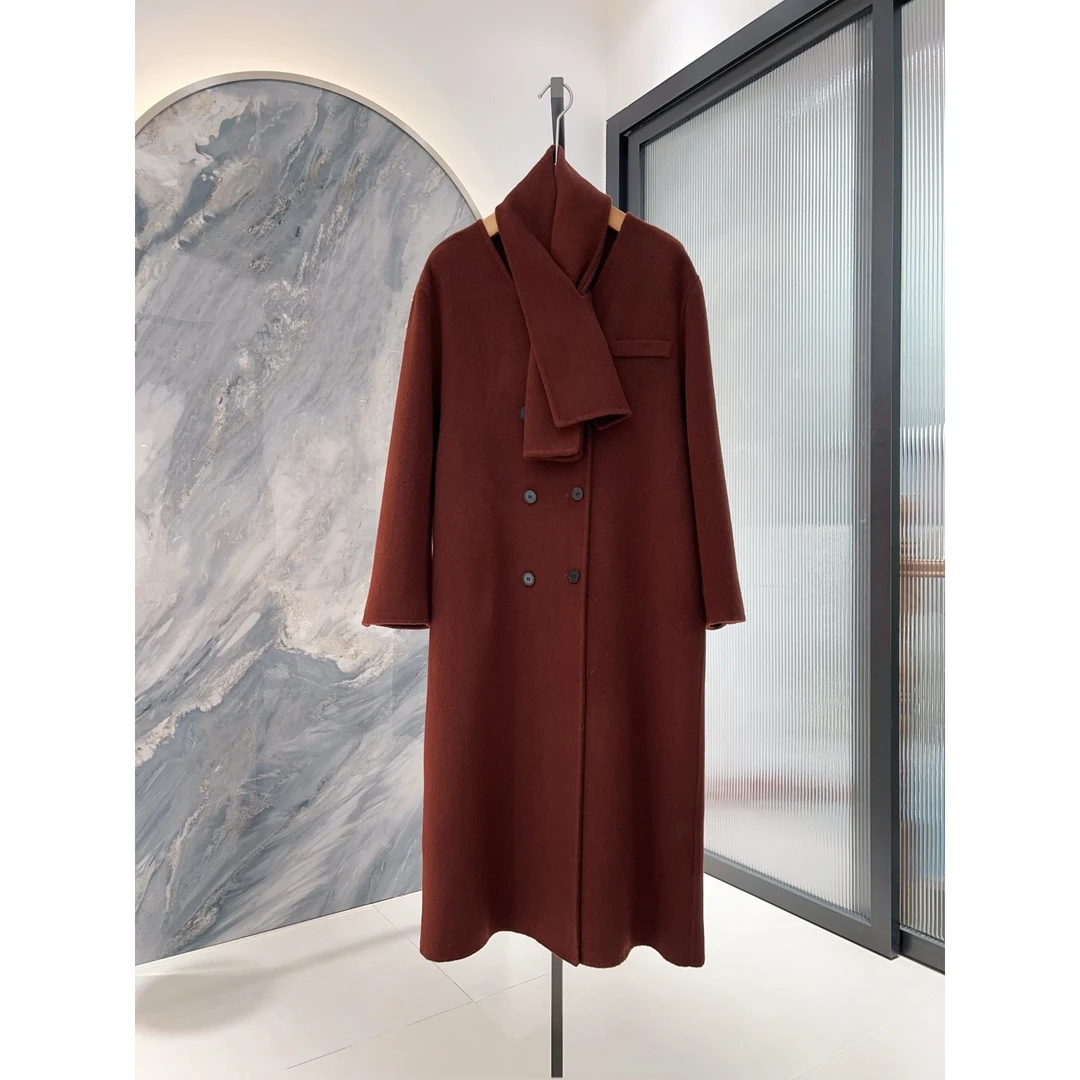 【大哈粉丝专属】冬季时尚极简风新款羊大衣A8816