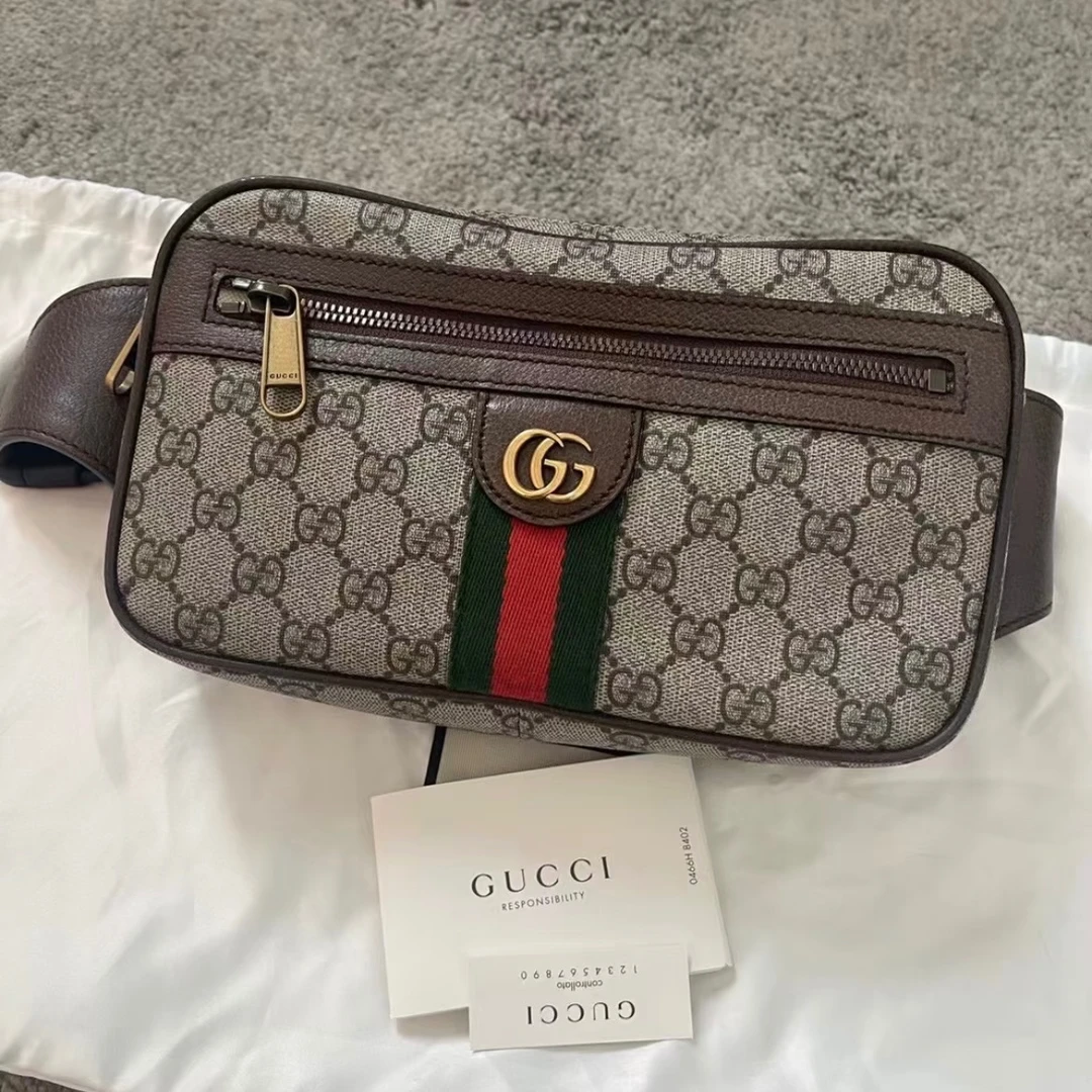 95新 GUCCI/古驰 7姐专场/老花腰包/胸包