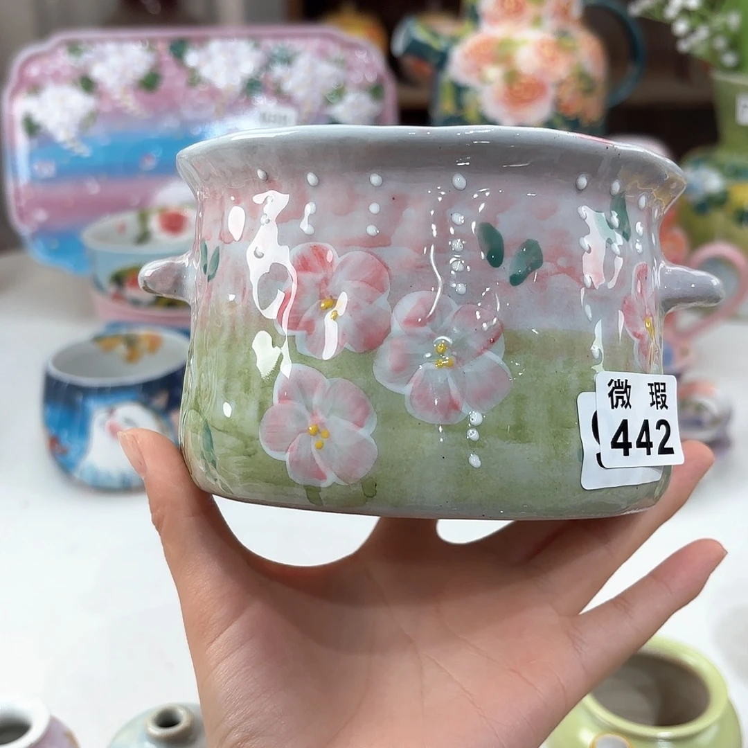 景德镇手绘高温釉下彩陶瓷茶具