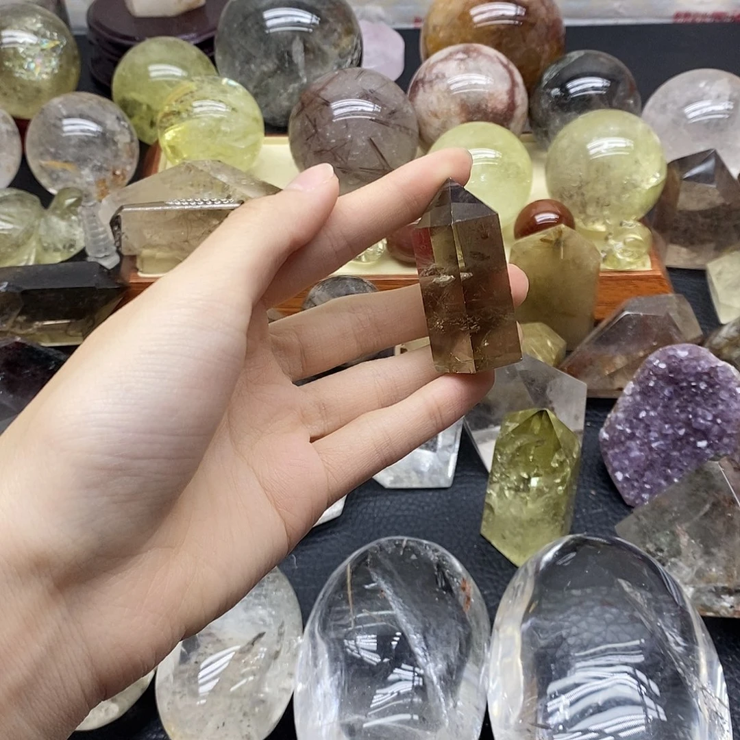 水晶珠宝半成品未镶嵌224水晶石