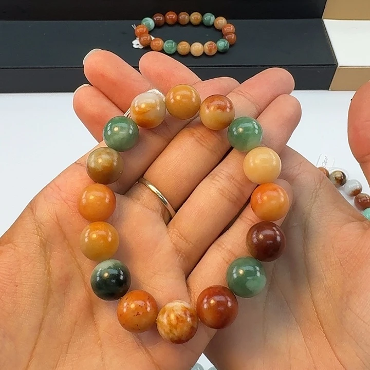 翡翠未镶嵌手链手串