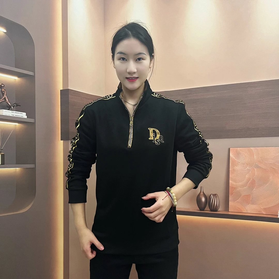 【春季大促】男士欧货半拉链修身卫衣春秋款立领时尚休闲长袖5208