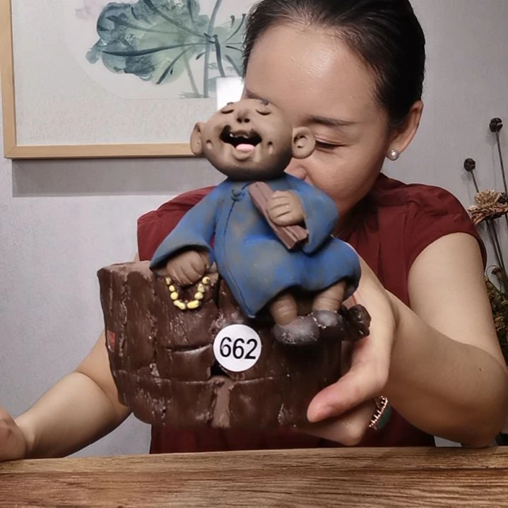 粗砂不规则禅系列作品沙弥香炉
