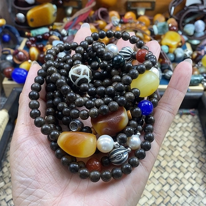 未镶嵌蜜蜡手串寳**人串